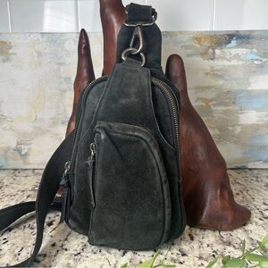 Free People Hudson Suede Sling Bag